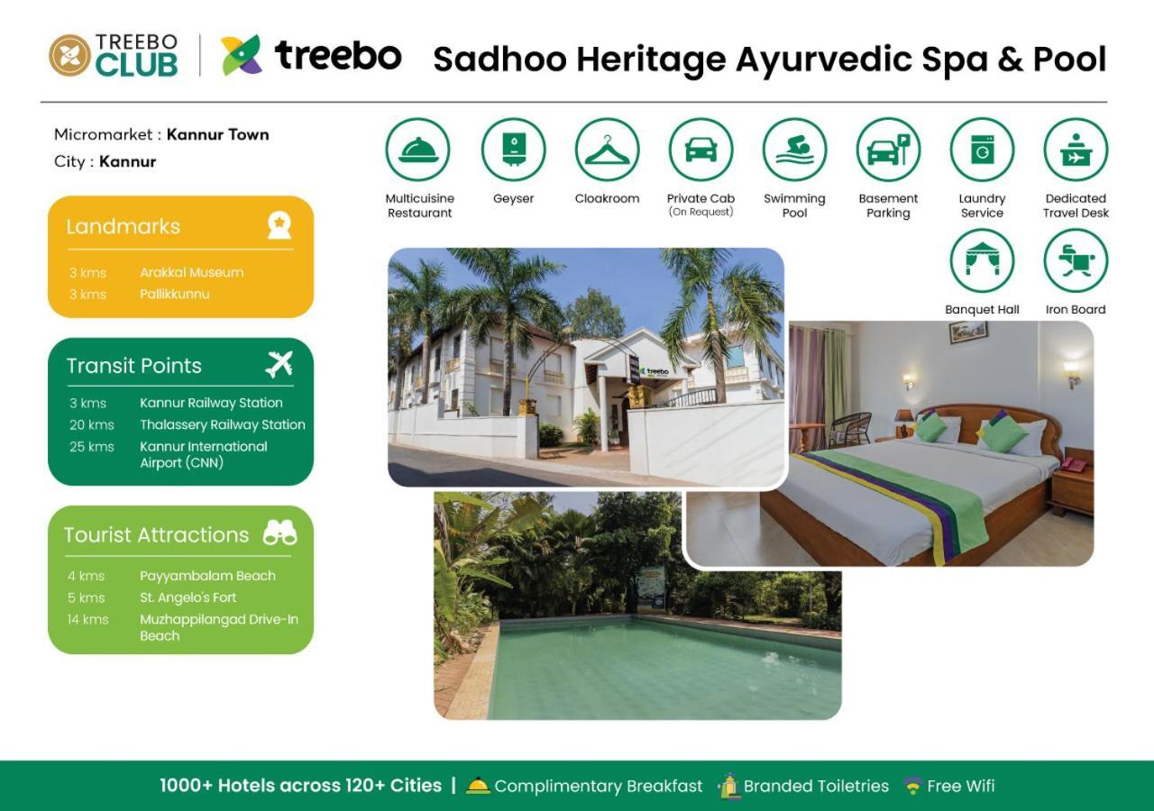 Treebo Sadhoo Heritage Ayurvedic Spa & Pool Otel Kannur Dış mekan fotoğraf